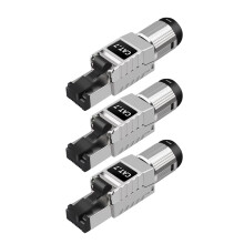 Advanced Shielded Cat7 Networking Connector Delivers-3pcs/set