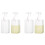 4 Pack Foaming Soap Dispenser 15Oz Refillable Foam Liquid Hand Soap Empty Plastic Pump Bottle Container - Clear 450Ml 1