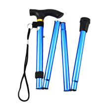 Vandring Camping BergskläTtring Stavar Walking Stick Teleskopbaton Trekking Stavar Vikbar KäPp Kryckor StåNg Unisex,A