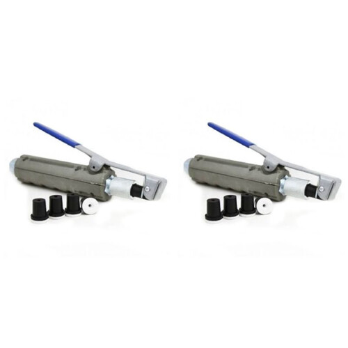 2X Petite Sableuse Accessoires de Sablage Machine de Sablage Mobile Sablage avec 4 Buses de Sablage