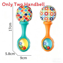 (Geometric Shapes)Baby Rattle With Multicolor Design For Cognitive And Handeye Coordination
