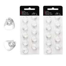 Minifit Hearing Aid Domes 8mm Double Vent Silicone Replacements 20 Pack for Oticon Comfort Fit