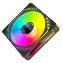 Ultra Silents 12cm Computer Fan With-Black Positive direction