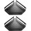Black Brass Corner Shower Shelf Bathroom Wall Caddy, RustResistant Wall Mounted Organizer 1