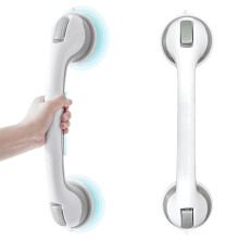2 Pack 16.2' Grab Bars for Bathtubs and Showers, Shower Handles for Elderly Suction Cup Grab Bars for Shower Wall, No Drilling