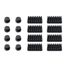 Brosse/tapis de déversement de buse en Silicone-2 ensembles