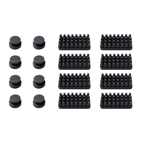 Brosse/tapis de déversement de buse en Silicone-2 ensembles