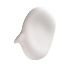 Le tapis de souris avec support de poignet souple soulage-Blanc