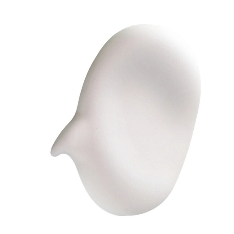 White Nonslip Silicone Wrist Cushion Mouse Pad For Hand