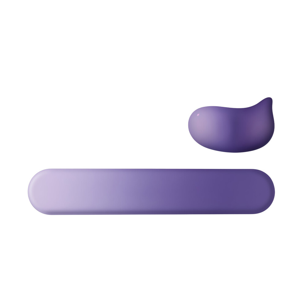 Antislip Silicone Keyboard Mouse Wrist Support-Eggplan Purpl 7704001079784