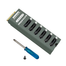 6-poorts SATA3-uitbreidingskaart met PCIe3.0X2-interfaces voor