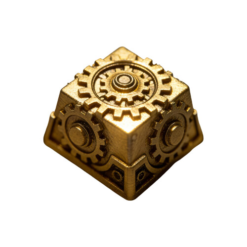 Premium Resin 3D Gear Keycap Elevates Keyboards With Industrial