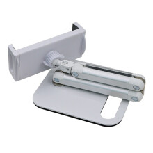Multiple Angle Tablets Mount Clamp For Small Screens Up-White