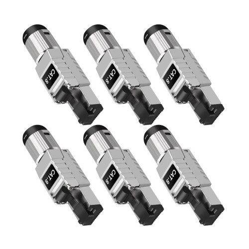 Industrial Strength Cat8 Networking Plug Enhances-6pcs/set