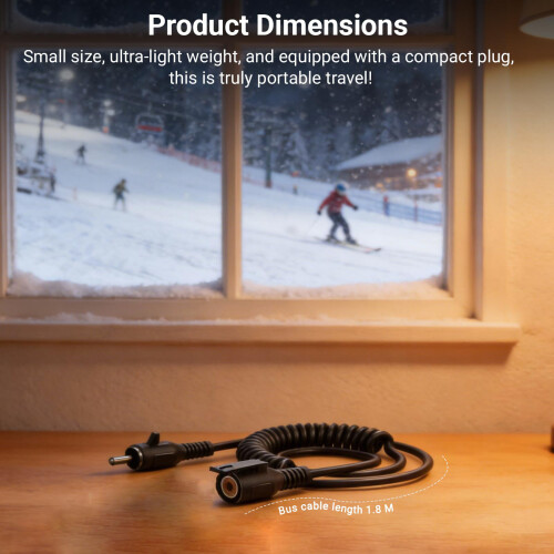 Stretchable AV Charging Cable For Stable Power-m ale to female 2