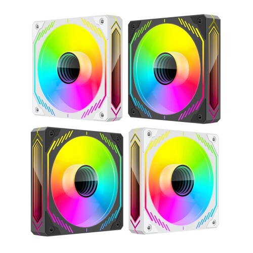 Ultra Silents 12cm Computer Fan With-Black Positive direction 1