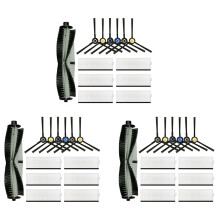 3X Ersättningstillbehörssats för A7 A9S V8 V8S X750 X800 X785 V80 Silvercrest SSR1 Ssra1 Dammsugare