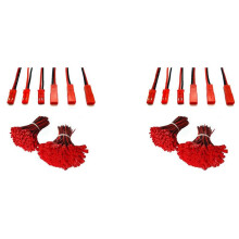 100 Paare 10cm JST Stecker Kabel Stecker + Buchse für RC Batterie,JST Steckerpaar mit Kabel