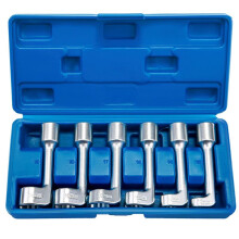 L-Shaped Open Hexagonal Slotted Oxygen Sensor Wrench, Fuel Pipe Socket Wrench Automobile Oil Pipe Socket Wrench