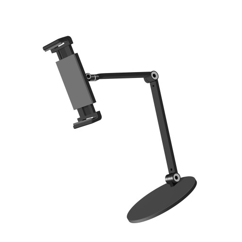 Aluminium tablets Telefoon desktopstandaard met 3-Zwart