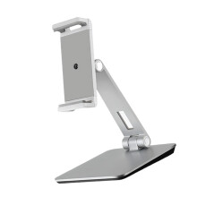 Aluminium Universele Tabletten Desktop Mount Telefoon-Zilver