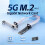 M.2 B+M Key RTL8126 Plastic Networking Adapter Fast Installation 4