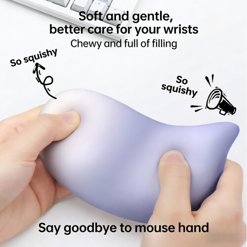 Ergonomic Keyboard And Mouse Pad Wrist Rest Set Cool-orang 2