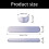 Ergonomic Keyboard And Mouse Pad Wrist Rest Set Cool-orang 4