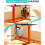 Universal Computer Stand Under Desk Mount Features Variable 6