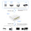 5 Port Net Divider Gigabit Networks Switches For Computer Router 5