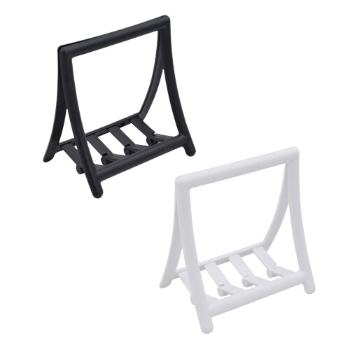 Multiple Tiers Laptop Holder Elevator Stand Bookshelfs-White 1