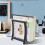 Multiple Tiers Laptop Holder Elevator Stand Bookshelfs-White 5