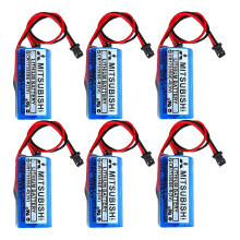 6‑Pack CR17335SE 3V 1800mAh Lithium Battery, Q6BAT Replacement, Reliable Backup Power for QNS Systems