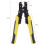 1 Pcs Crimp Tool Crimper Plier Wire Crimpers Adjustable Crimping Range for Cutting and Pressing Cables 5