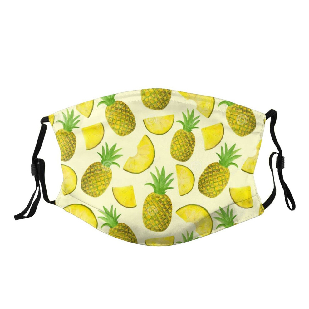 Reusable Breathable Face Mask With Filter Pocket, Washable Cotton Cover With Adjustable Nose Clip And 2 Carbon Filters 9351714647359