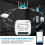 2X Tuya WiFi  Curtain  Controllers Roller Blinds Shutter Motor  Life APP Remote Control Alexa 5