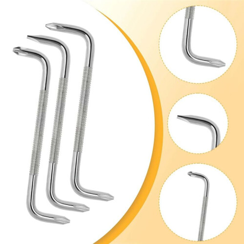 7 Pcs Offset Screwdriver Set Right Angle Screwdriver, Slotted Screwdriver Z-Type Screwdriver 1