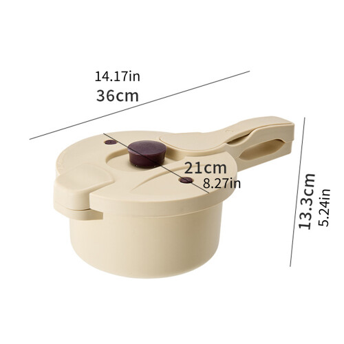 Multipurpose Microwave Pressure Cooker Microwave Safe Dinnerware 2