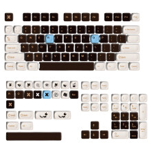 MOA Height Mirror Ceramic Finish PBT Keycaps With Minimalist