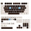 MOA Height Mirror Ceramic Finish PBT Keycaps With Minimalist 1