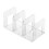 Multifunctional Handbag Organizer Shelf With-White 3 grids 1