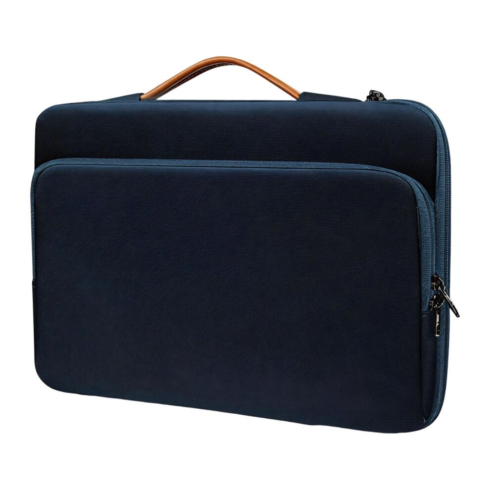 Ergonomic Travel Laptop Bag Water Resistant-Navy 13" Blue 7704001075984