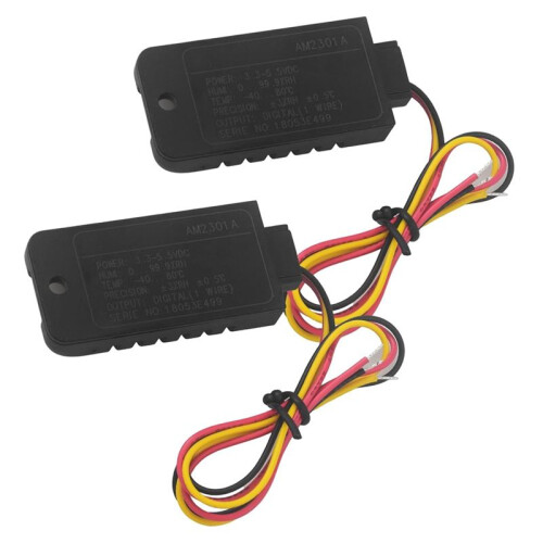 DHT21/AM2301 Capacitive Digital Temperature and Humidity Sensor, DHT21 Temperature Humidity Sensor Module 2pack 1