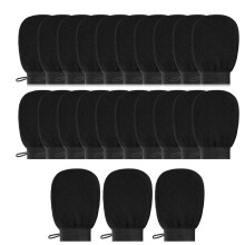 20 Pcs Exfoliating Glove Bulk Exfoliator Mitt Body Scrubber 150D Viscose Fiber Deep Skin Korean Scrub Mitt for Bath