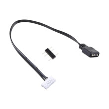 ARGB Fan Adapter Cable 5V 3Pin to 6Pin Converter for Coolmoon Fans, Unified Lighting Control