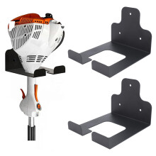 Garage Trimmer Rack Wall Mount Tool Organizer, Durable Steel SpaceSaving Holder for Garden Trimmers and Tools