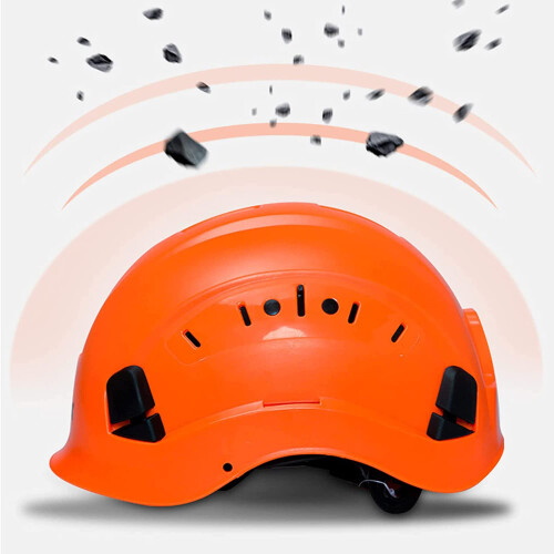Safety Helmet with Goggles, Impact‑Resistant Hard Hat for Construction Work, Vented Adjustable Fit 1