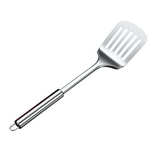 Perforated Skimmer With Ergonomic Handle-frying spatula