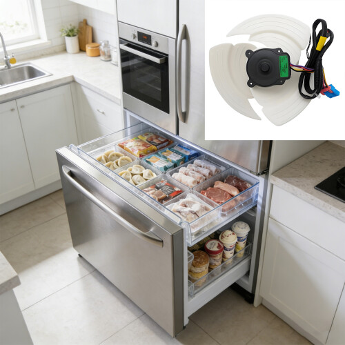 Refrigerator Condenser Fan Motor Plastic Texture for Various 1