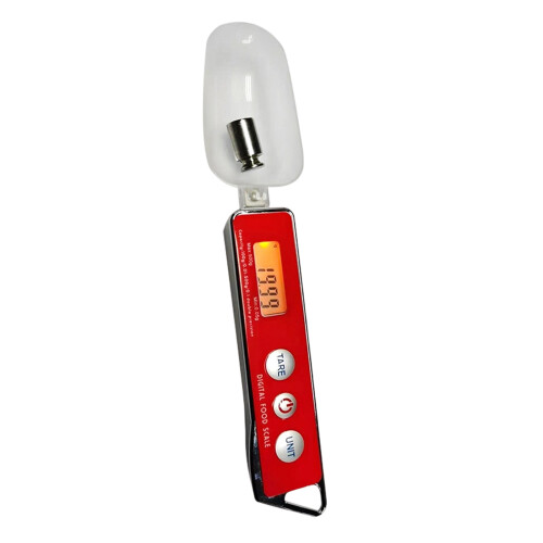 Compact ABS Spoon Scale 100g Capacity 0.01g Precisions For-Red